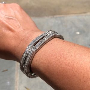 Judith Ripka Sterling Silver Bangle